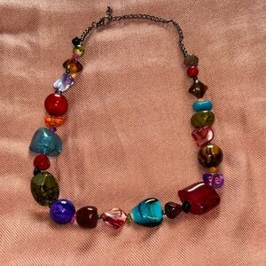 Multicolor Gemstone Necklace
